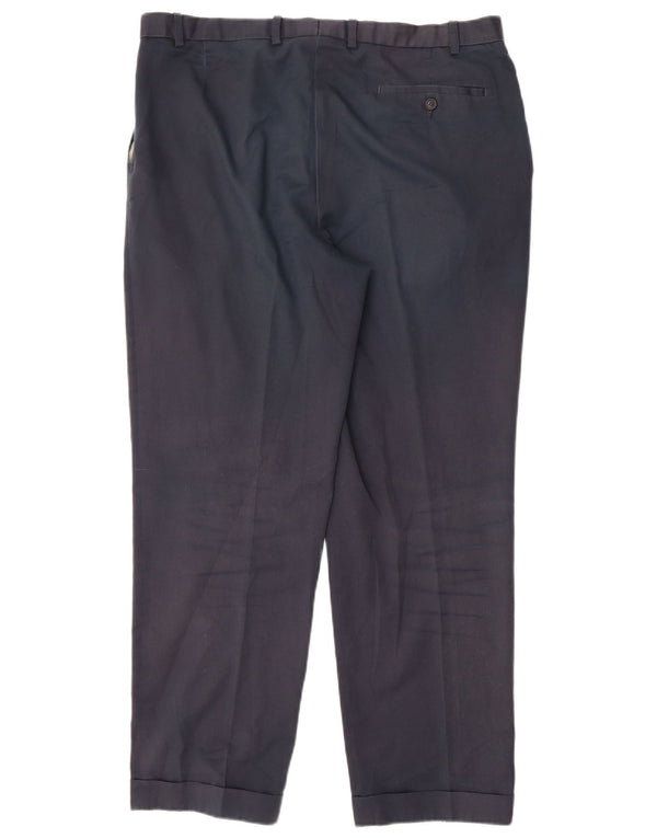 Мужские брюки Marks & Spencer Blue Harbour с привязкой W38 L31 Темно-синие
