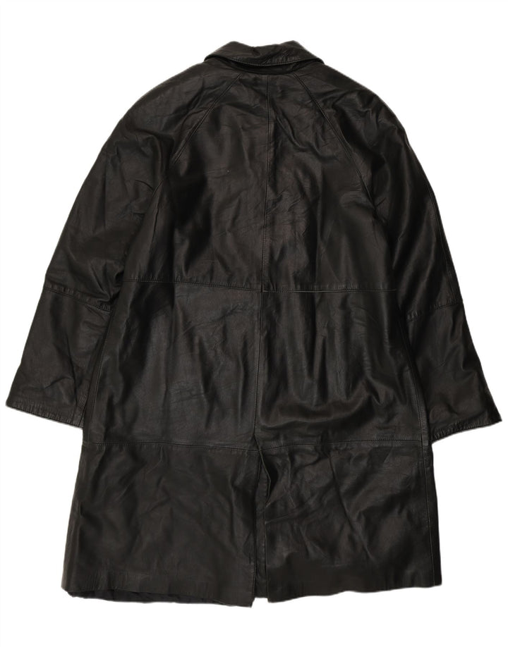 Olivieri Женское кожаное пальто Venezia IT 48 XL Черное кожаное