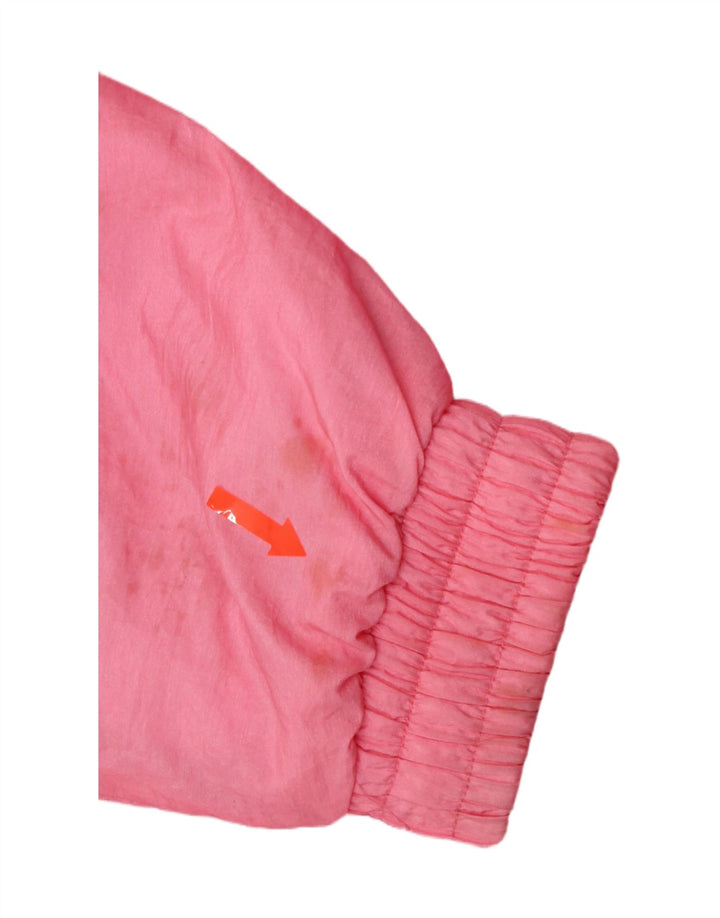 Куртка-бомбер San Felice для девочек 15–16 лет, розовый полиамид с цветными блоками