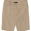 IZOD Womens Casual Shorts US 5 Small W28 Beige Cotton Vintage Izod and Second-Hand Izod from Messina Hembry 