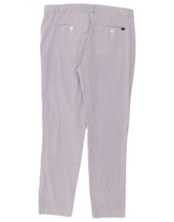 Женские брюки чинос Polo Ralph Lauren EU 8 Medium W38 L28 Синие в тонкую полоску