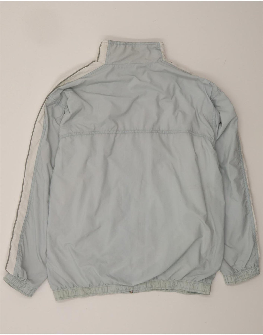 PUMA Boys Tracksuit Top Jacket 15-16 Years Blue Colourblock Nylon