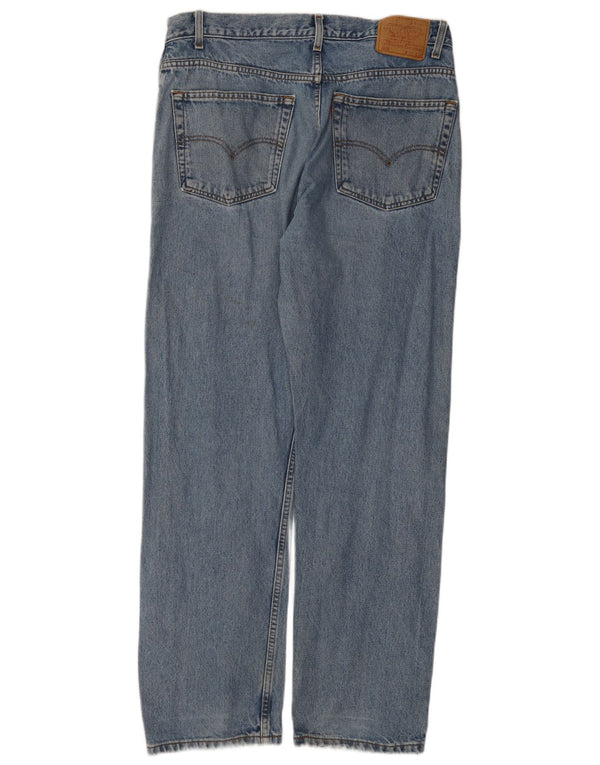 Мужские прямые джинсы Levi's 505 стандартного кроя W38 L32 синие, хлопок