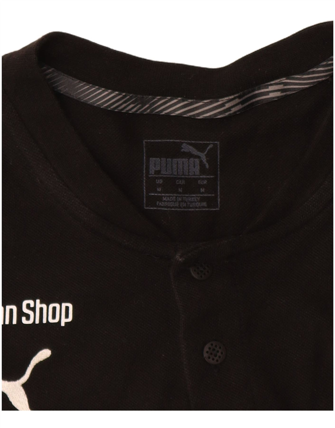 Мужская футболка с рисунком PUMA, черный хлопок, средний размер