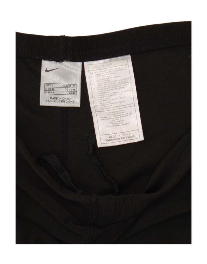 Женские леггинсы Nike UK 14/16, большие черные полиэстер