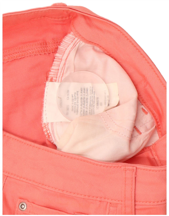 Женские повседневные шорты LEE со средней посадкой стандартного кроя, США 8, средний размер W28, розовый хлопок