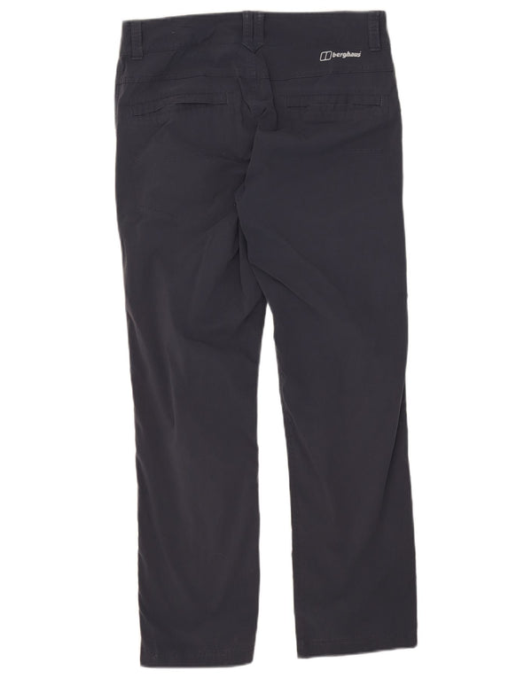 Berghaus Женские прямые повседневные брюки W32 L30 темно-синие из полиамида