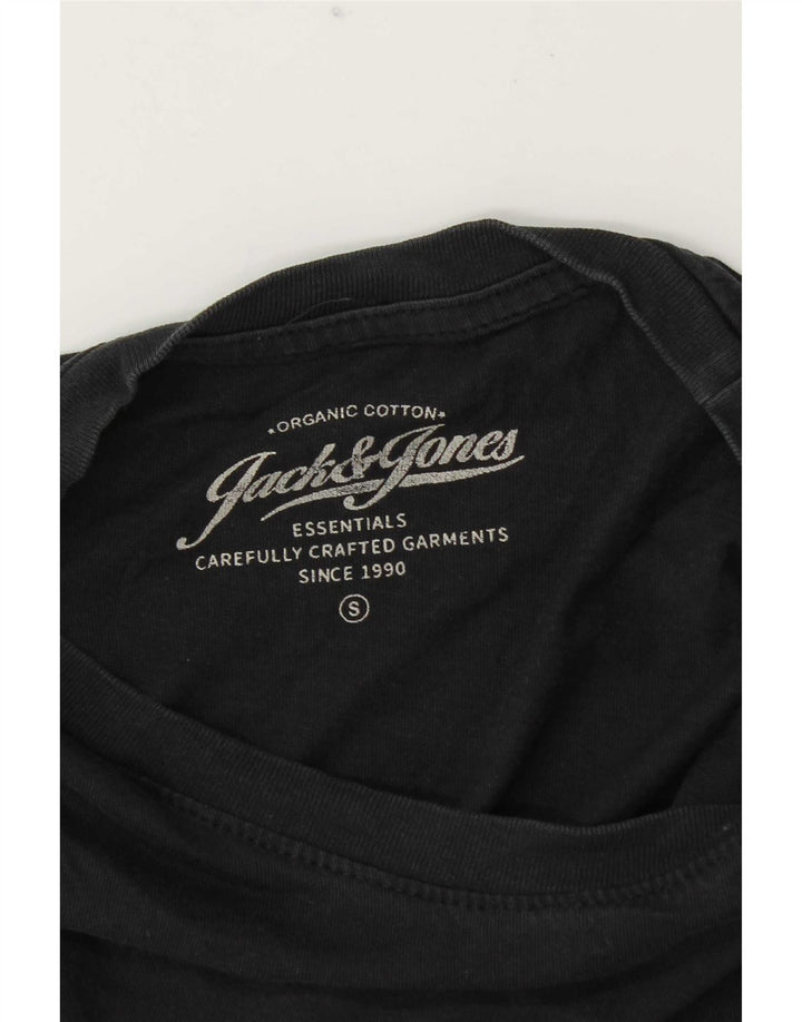 Мужская футболка Jack & Jones, маленький черный хлопок