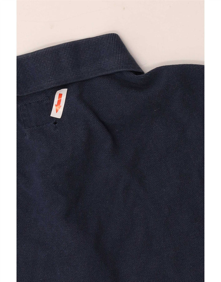 Мужская рубашка поло Levi's Standard, темно-синяя, хлопковая, среднего размера