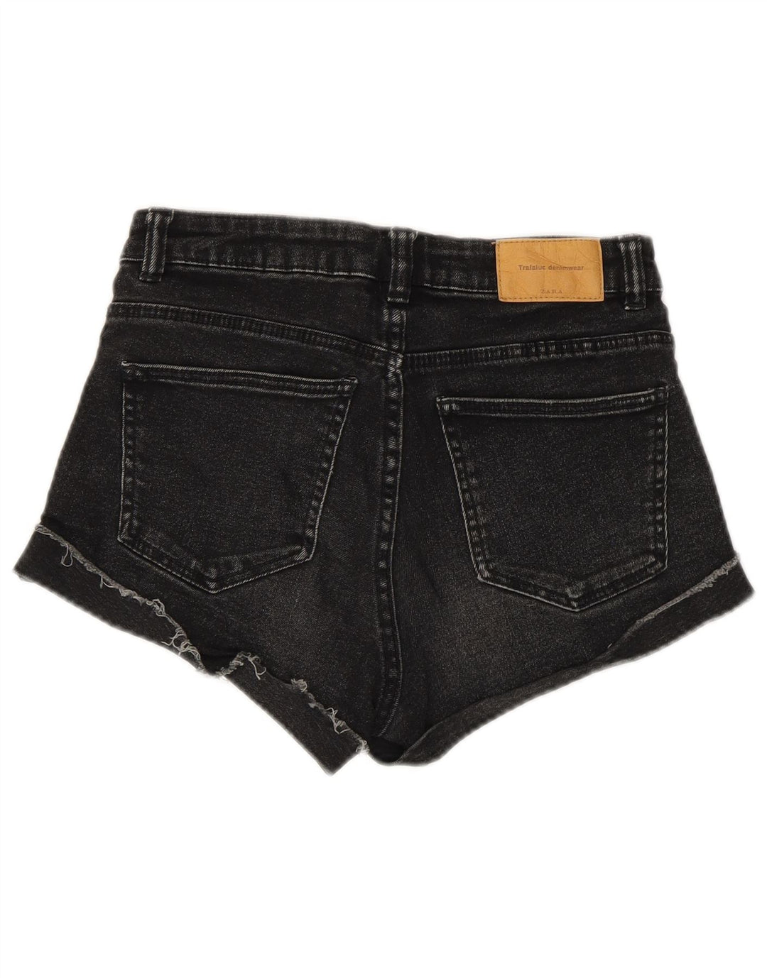 Женские джинсовые шорты Zara EU 34 2XS W24 черные