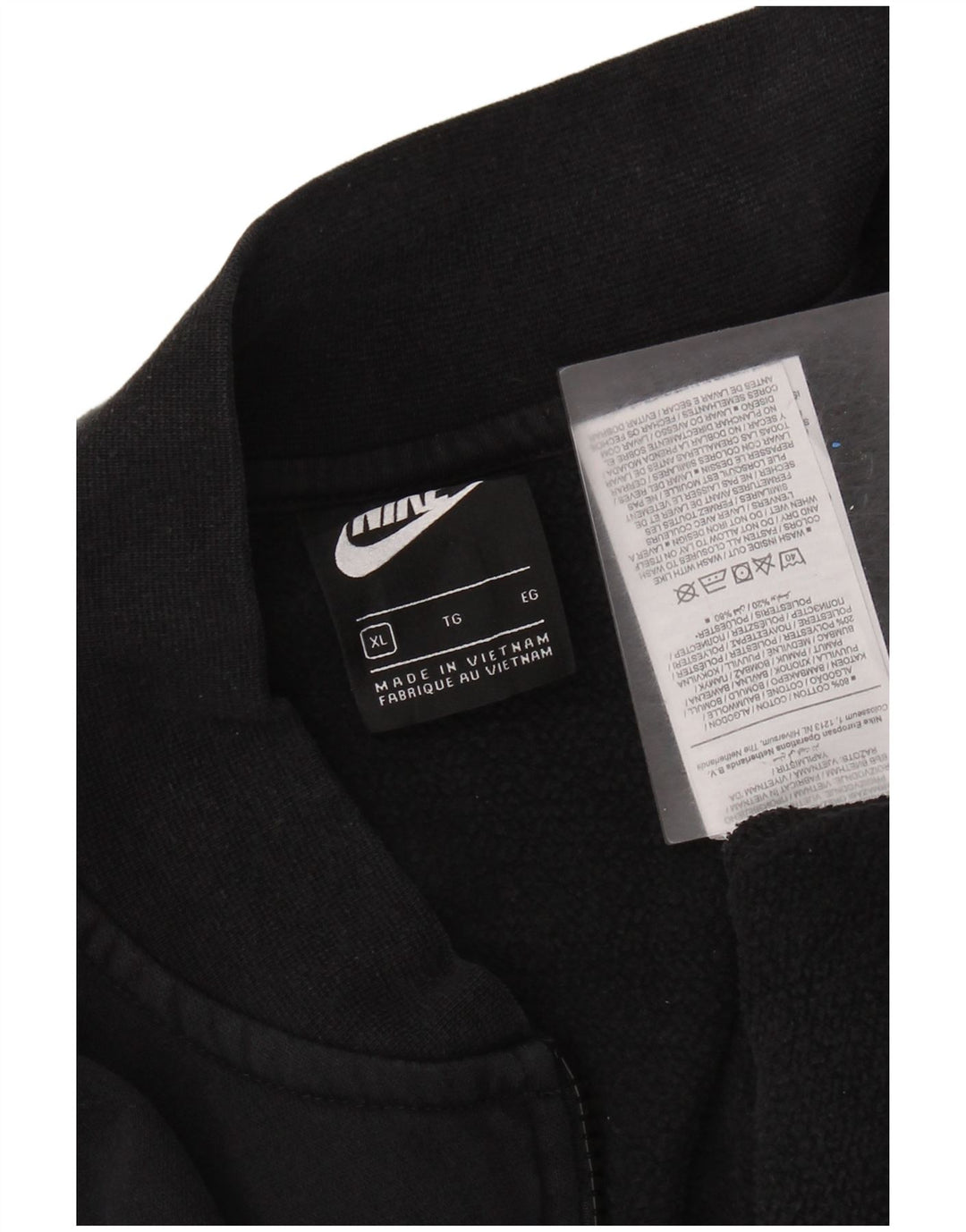 Мужской спортивный костюм NIKE, верхняя куртка XL, черный хлопок