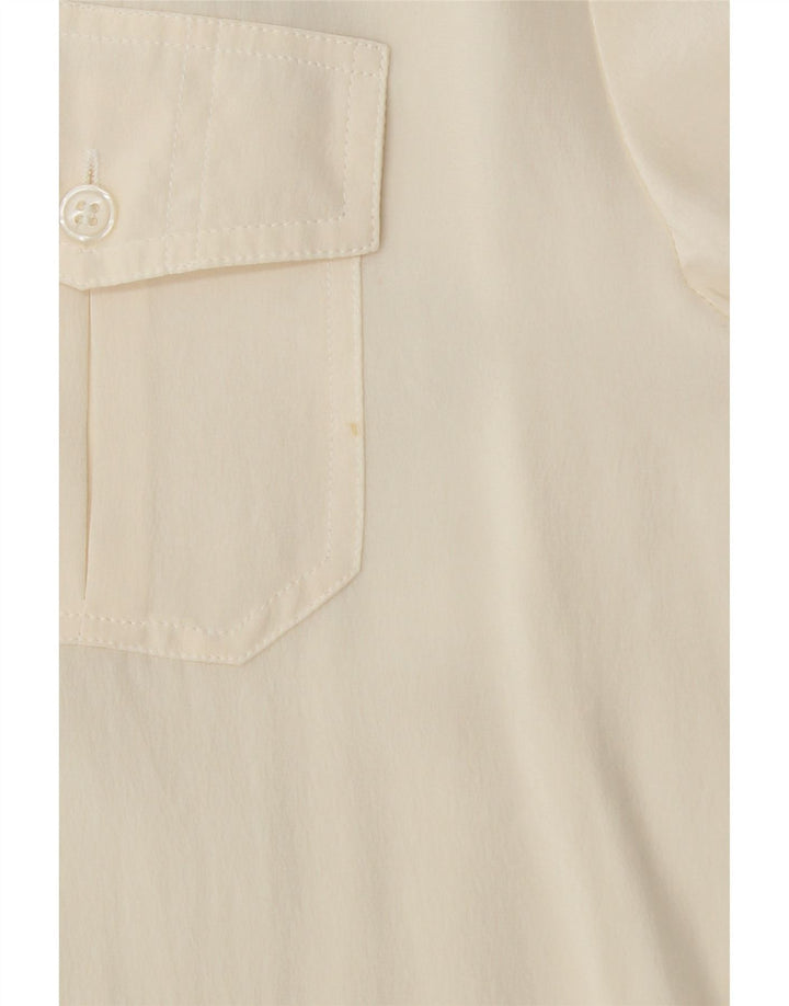 Женская блузка-рубашка PROJECT UK 18 XL Off White Silk