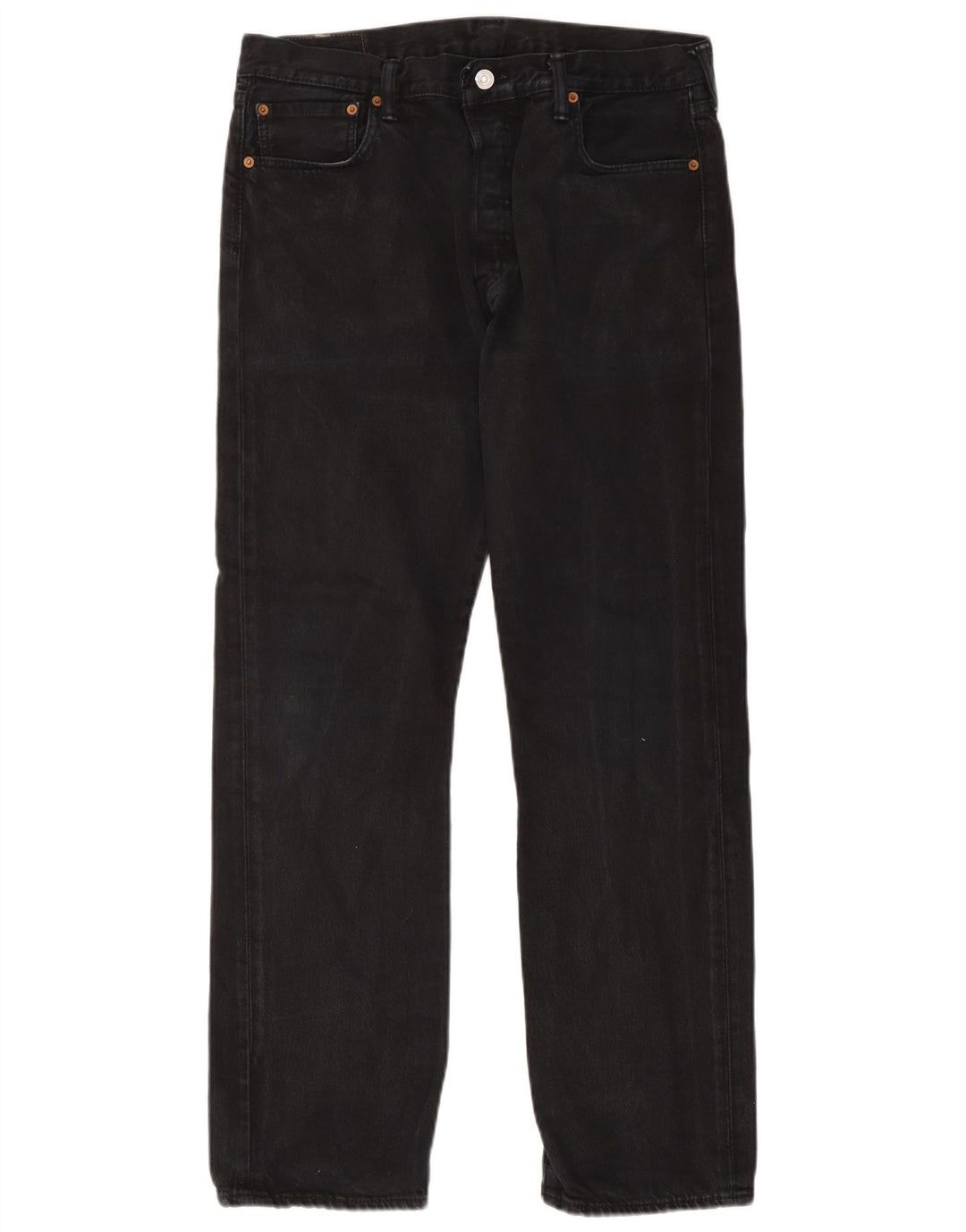 Мужские прямые джинсы Levi's 501 W34 L32 темно-синие, хлопок