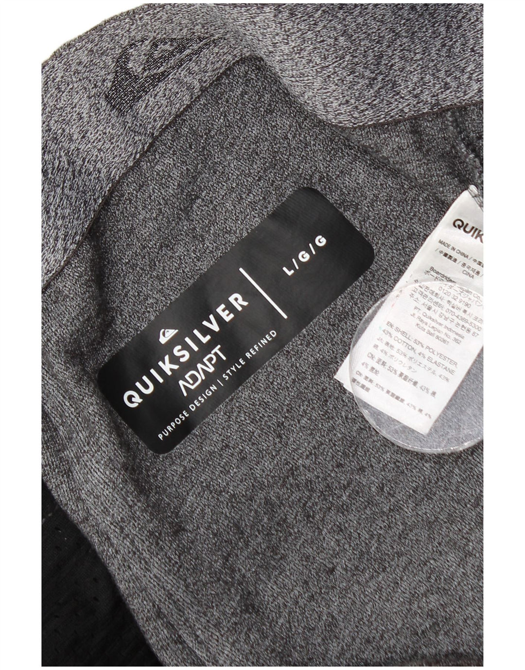 Мужские спортивные брюки Quiksilver, большие серые крапинки из полиэстера