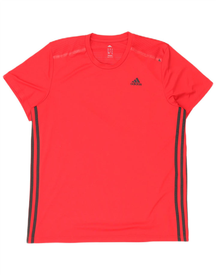 Adidas Мужская футболка Climacool Top XL Красный Полиэстер