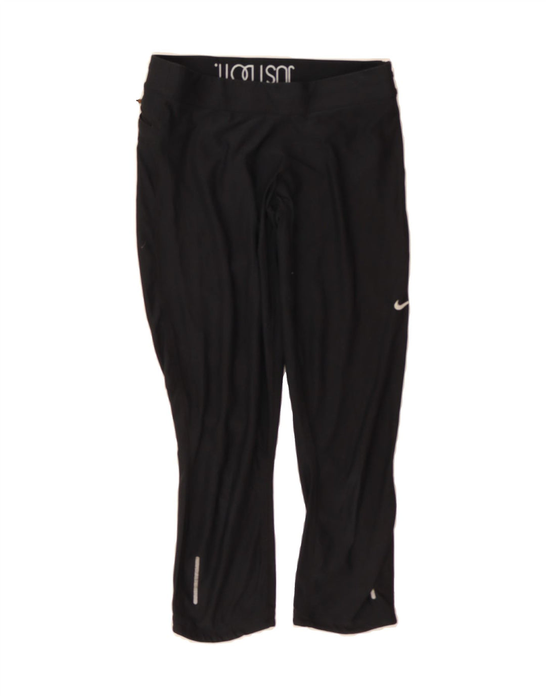 NIKE Womens Dri Fit Tracksuit Trousers UK 14 Medium Black Vintage Nike and Second-Hand Nike from Messina Hembry 