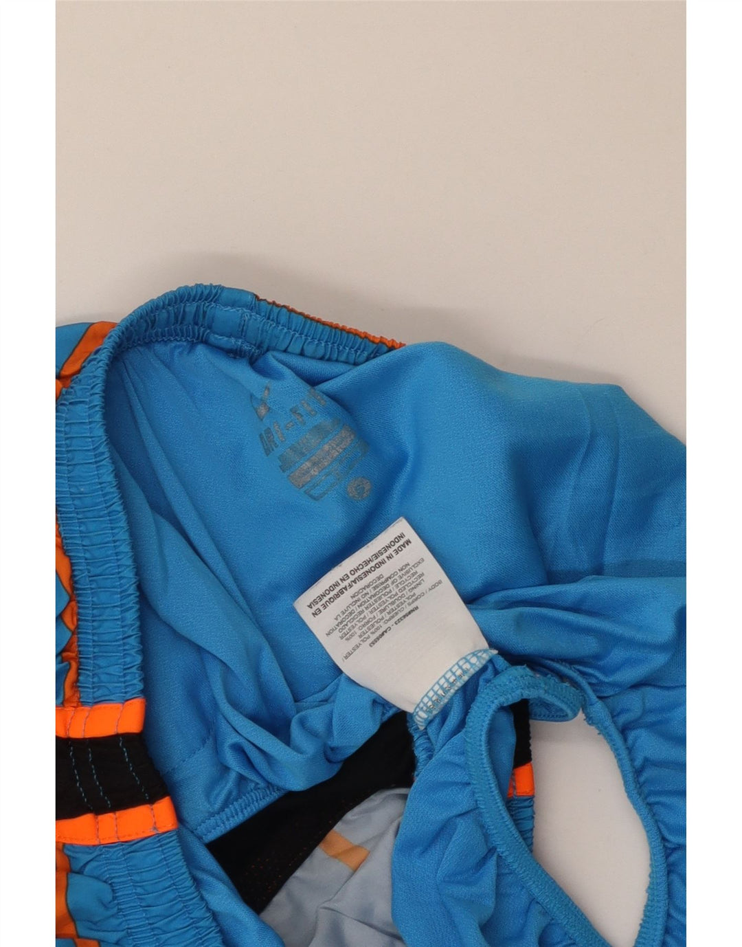 Женские спортивные шорты Nike Dri Fit UK 10, маленькие синие, полиэстер с цветными блоками