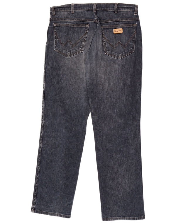 Мужские прямые джинсы Wrangler Texas Stretch W34 L32, синий хлопок