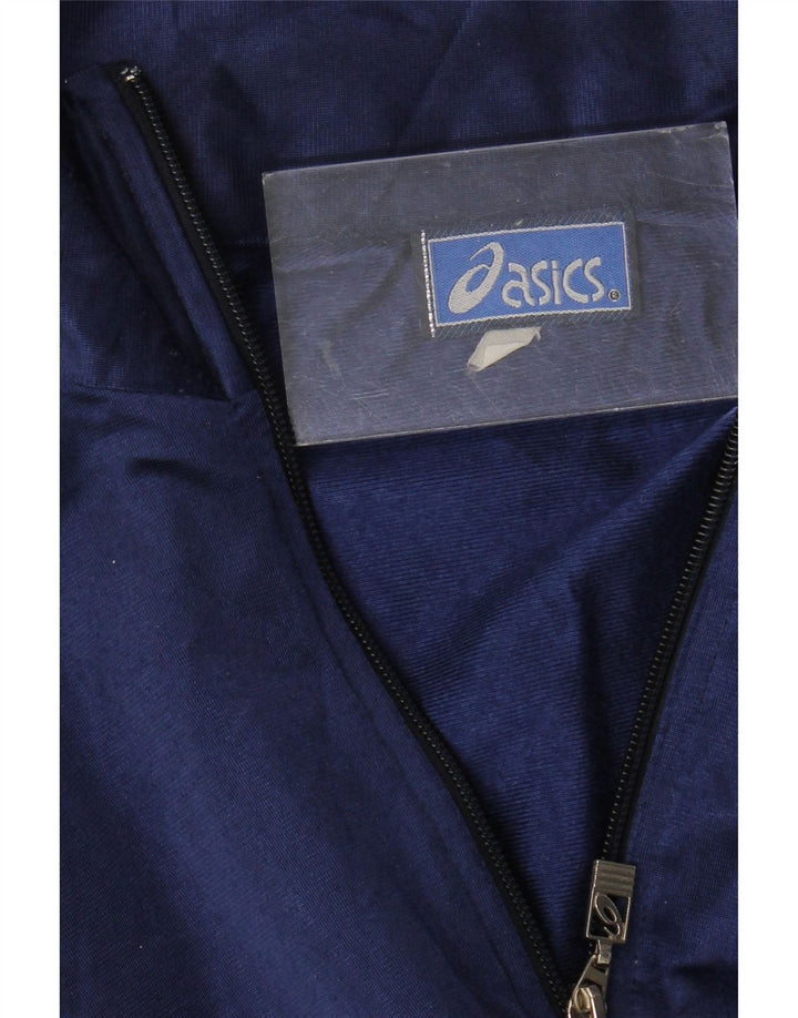 Мужская спортивная куртка с графическим рисунком Asics XL, темно-синяя