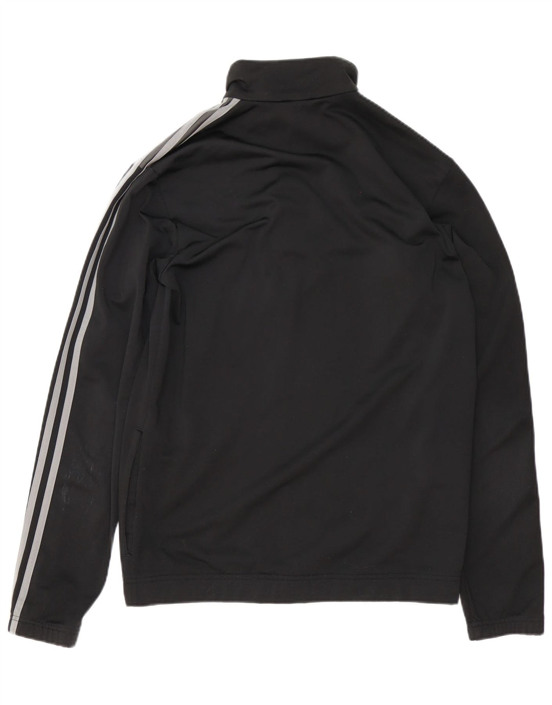 Мужская спортивная куртка Adidas UK 40/42, средний черный, цветной блок
