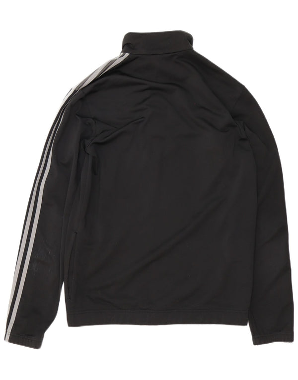 Мужская спортивная куртка Adidas UK 40/42, средний черный, цветной блок