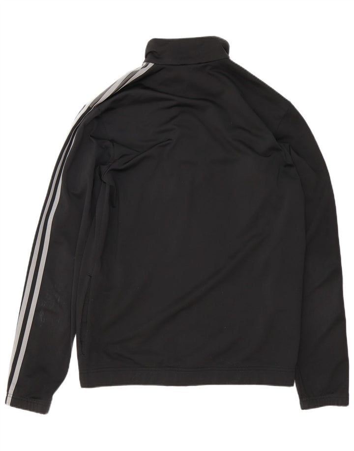 Мужская спортивная куртка Adidas UK 40/42, средний черный, цветной блок