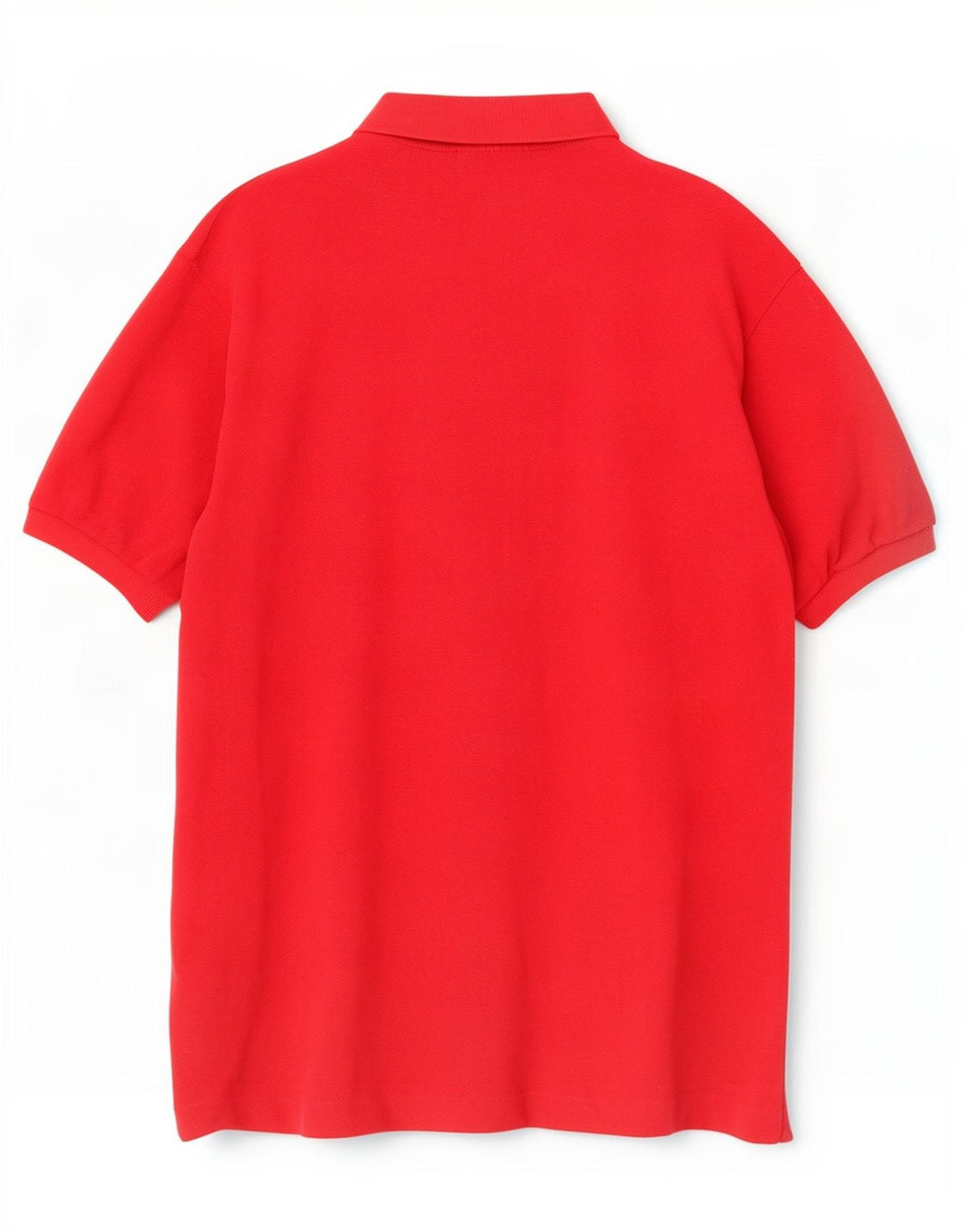 Мужская рубашка-поло Lacoste, размер 7, 2XL, красный хлопок