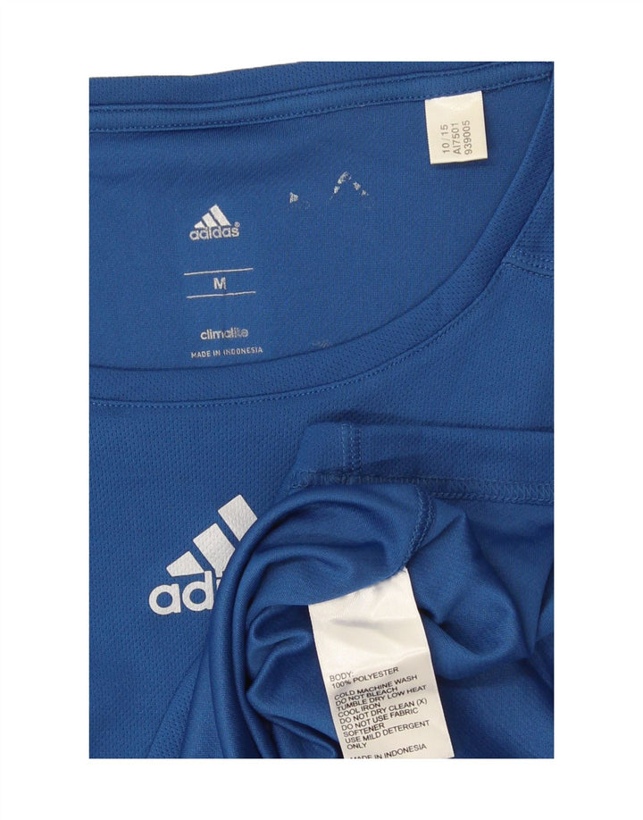 Мужской жилет Adidas Climalite, средний синий полиэстер