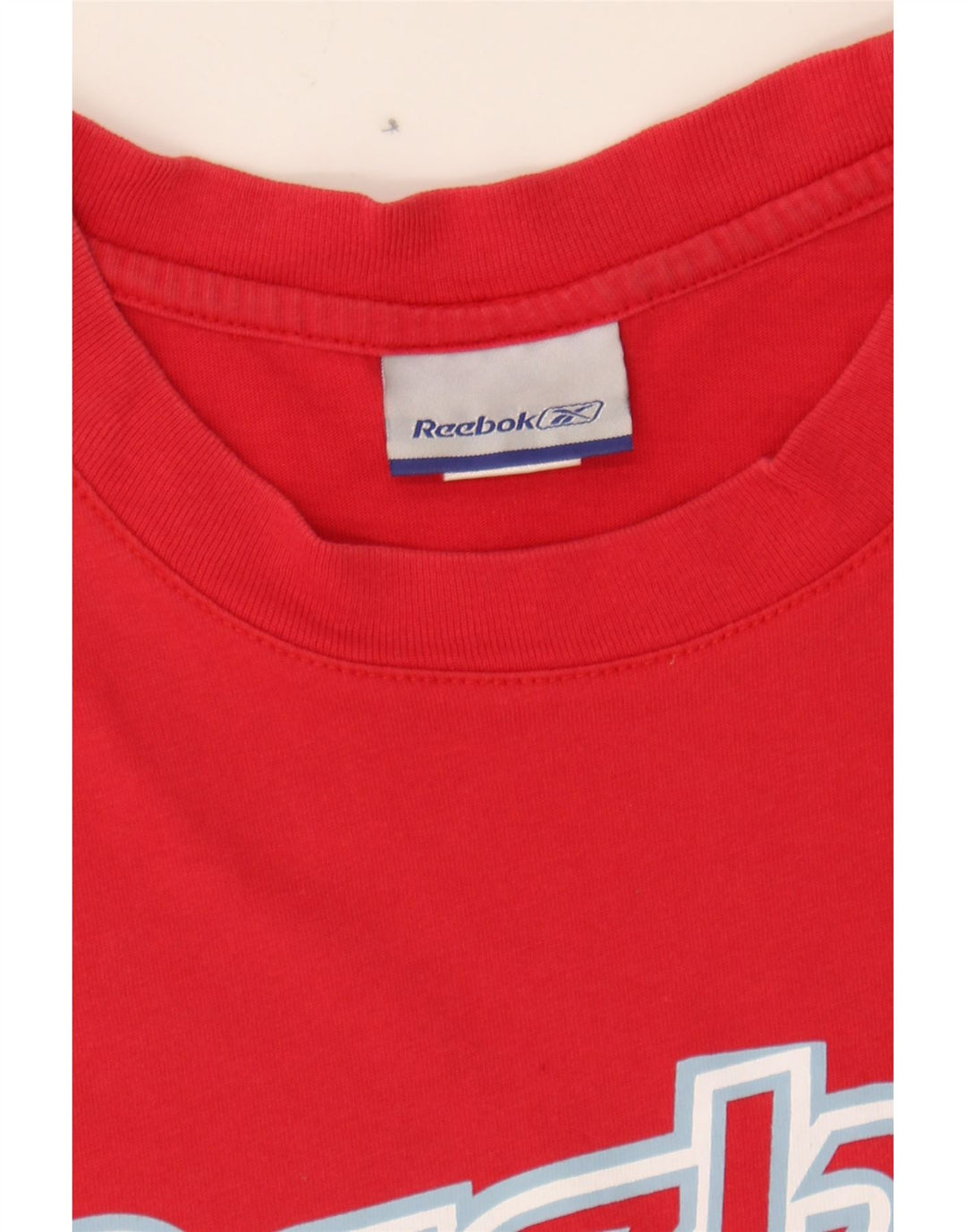 REEBOK Mens Graphic T-Shirt Top Medium Red Cotton Vintage Reebok and Second-Hand Reebok from Messina Hembry 
