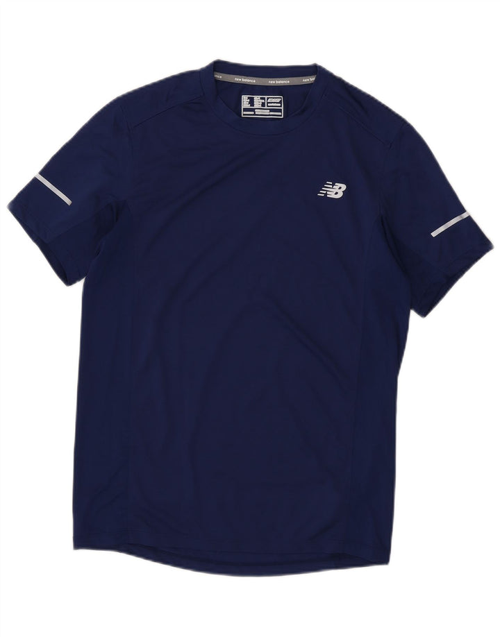 Мужская футболка New Balance Top Small Темно-синий полиэстер