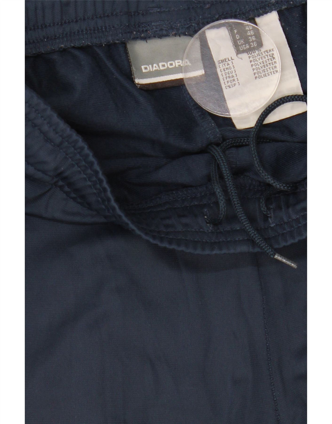 Мужские спортивные брюки DIADORA UK 36, маленькие, темно-синие, полиэстер