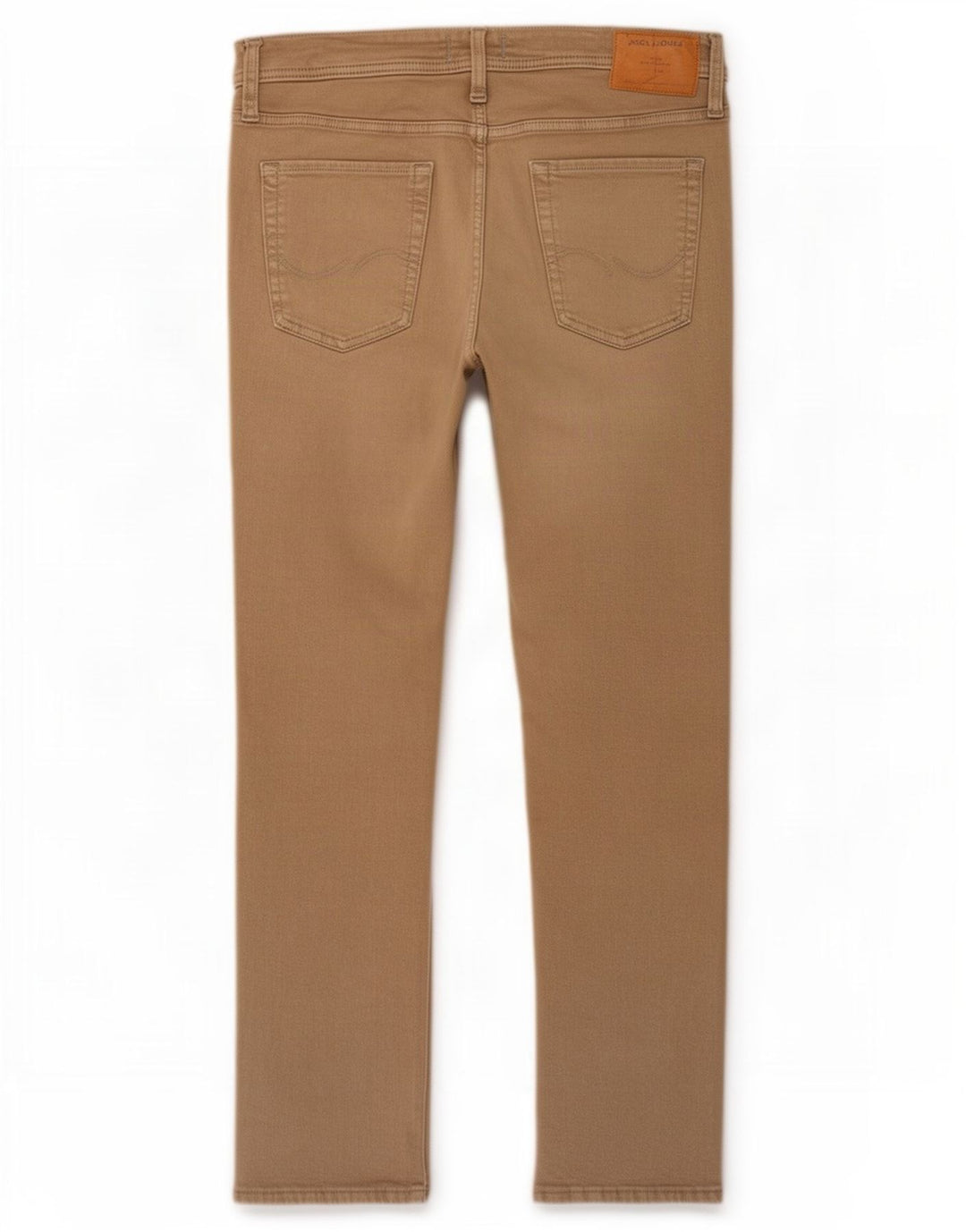 Мужские узкие джинсы Jack & Jones W34 L32, бежевый хлопок