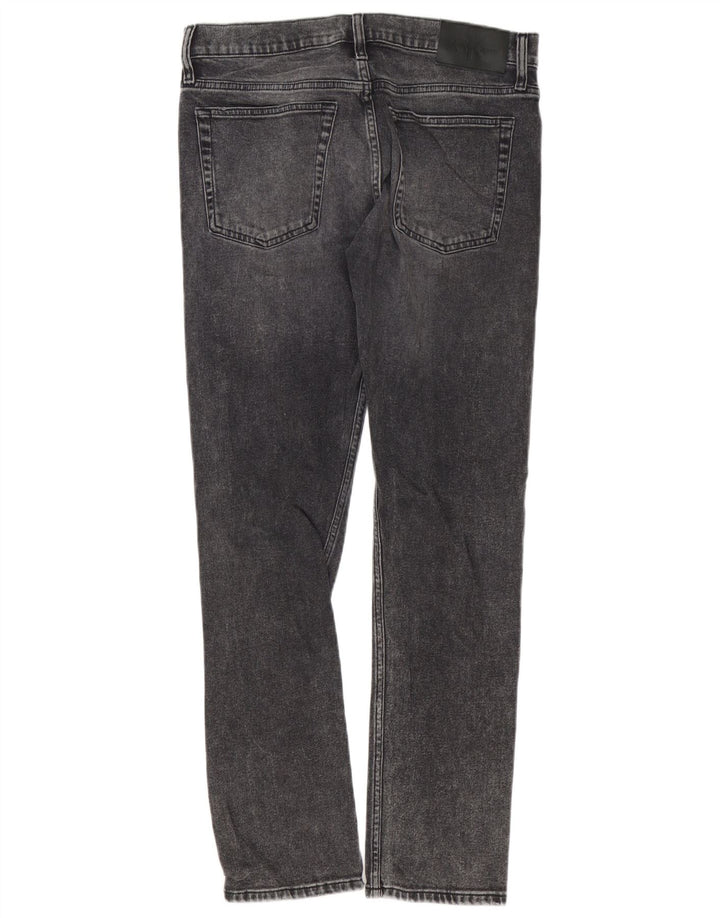 Мужские узкие джинсы Calvin Klein W32 L32, серый хлопок