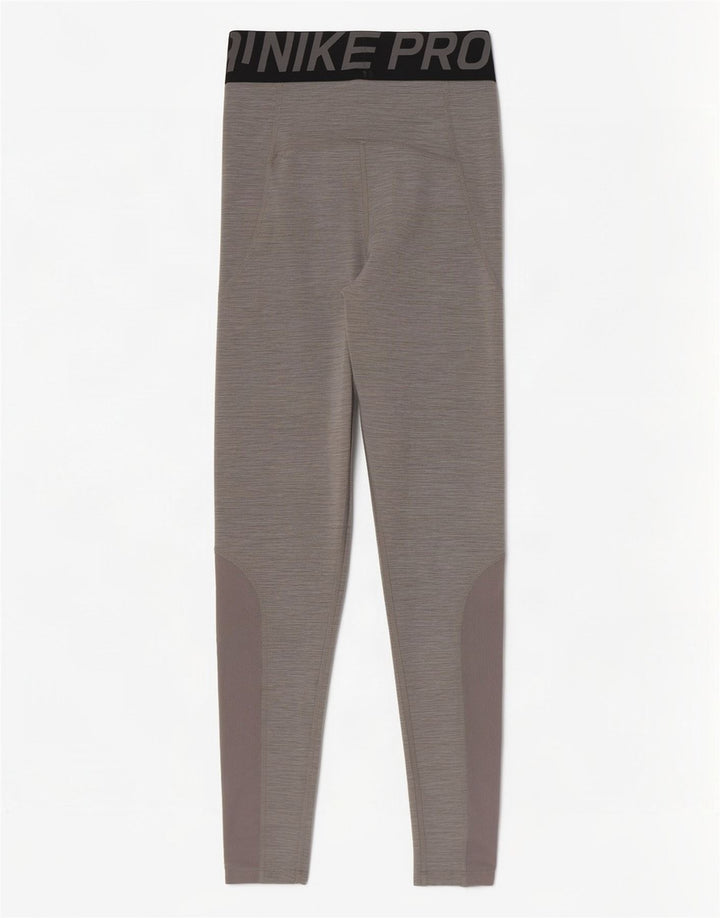 Женские леггинсы с рисунком Nike Dri Fit UK 4 XS, серый полиэстер с крапинками