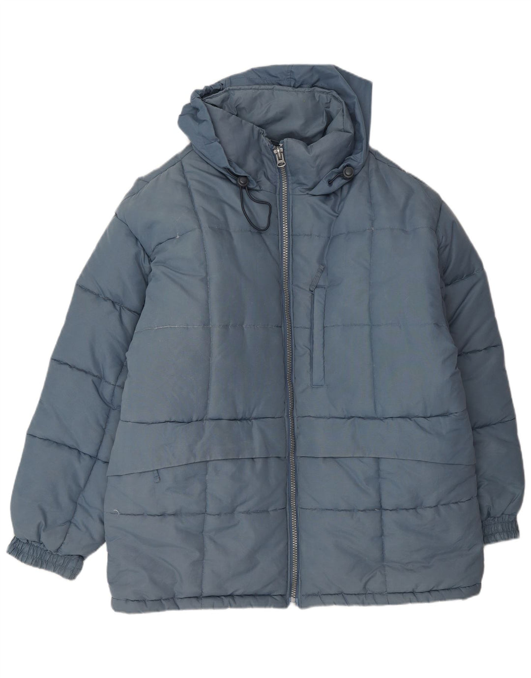 Винтажная мужская стеганая куртка UK 40, большая синяя