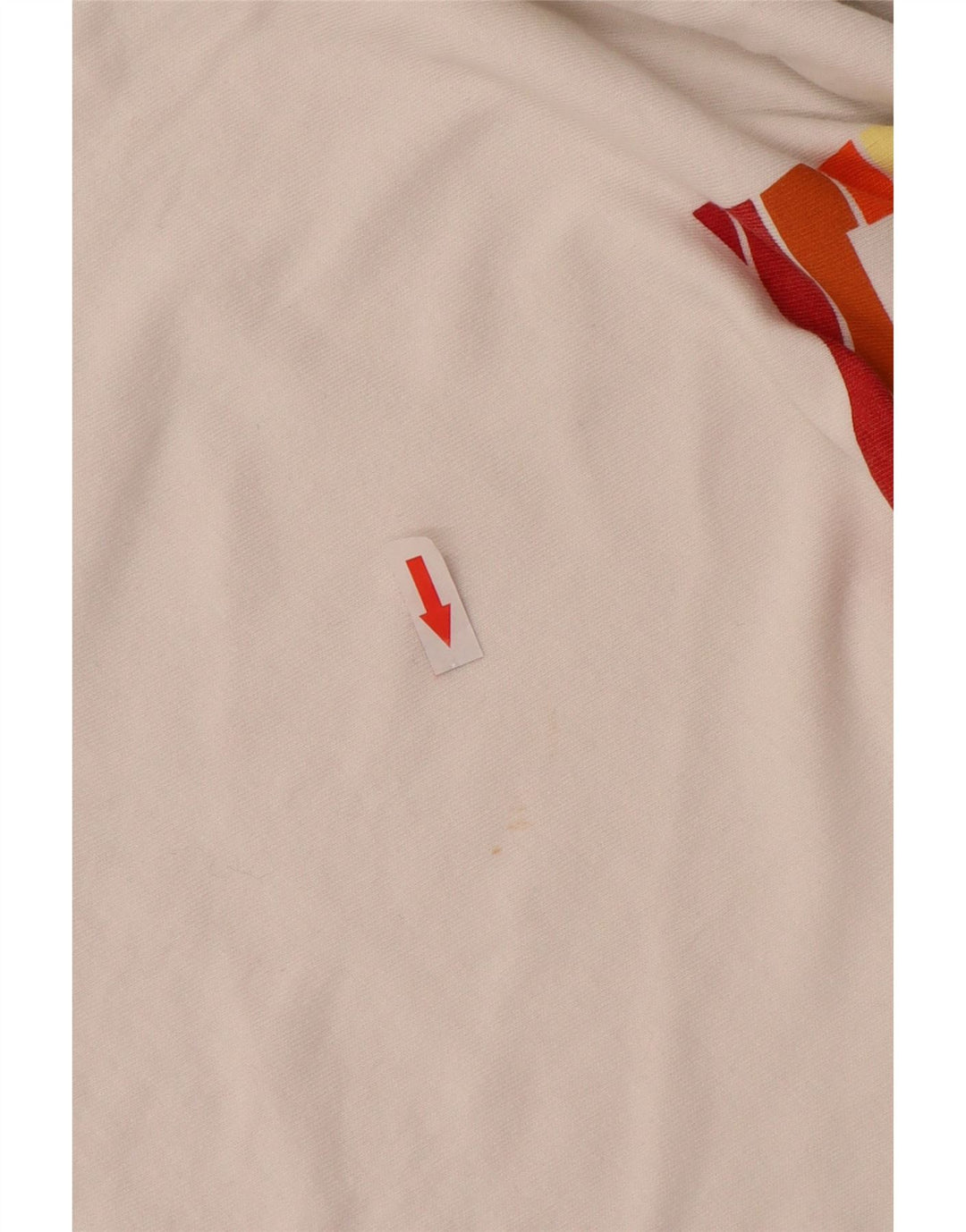 Женская футболка с рисунком LEVI'S Top UK 10, маленькая, белый хлопок