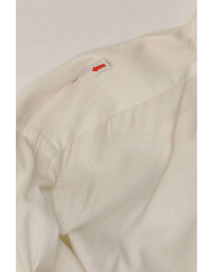 MASSIMO DUTTI Mens Shirt EU 44 XL White Vintage Massimo Dutti and Second-Hand Massimo Dutti from Messina Hembry 