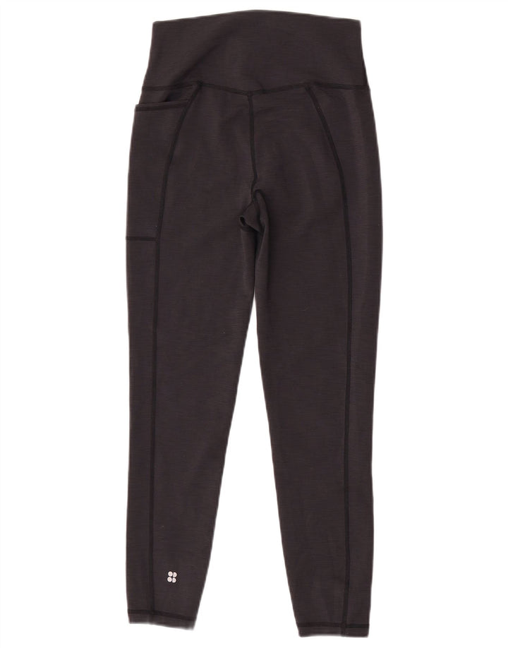 Женские укороченные леггинсы Sweaty Betty UK 8, маленькие черные из полиэстера