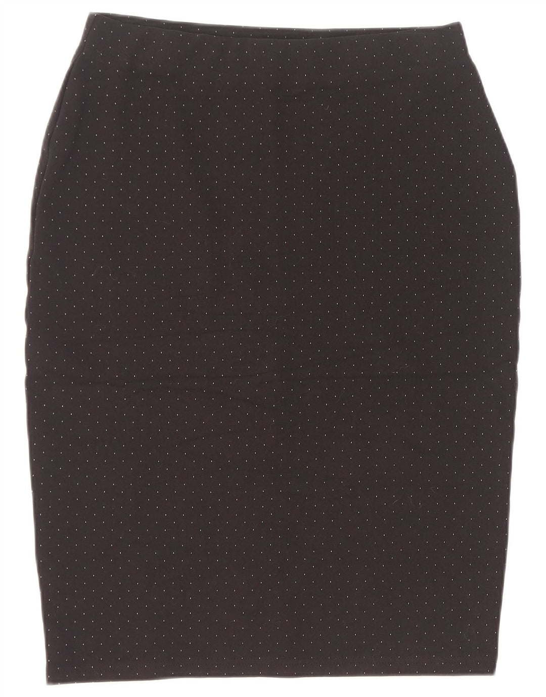 Женская юбка-карандаш Marks & Spencer UK 12 Medium W30 Черная пятнистая вискоза