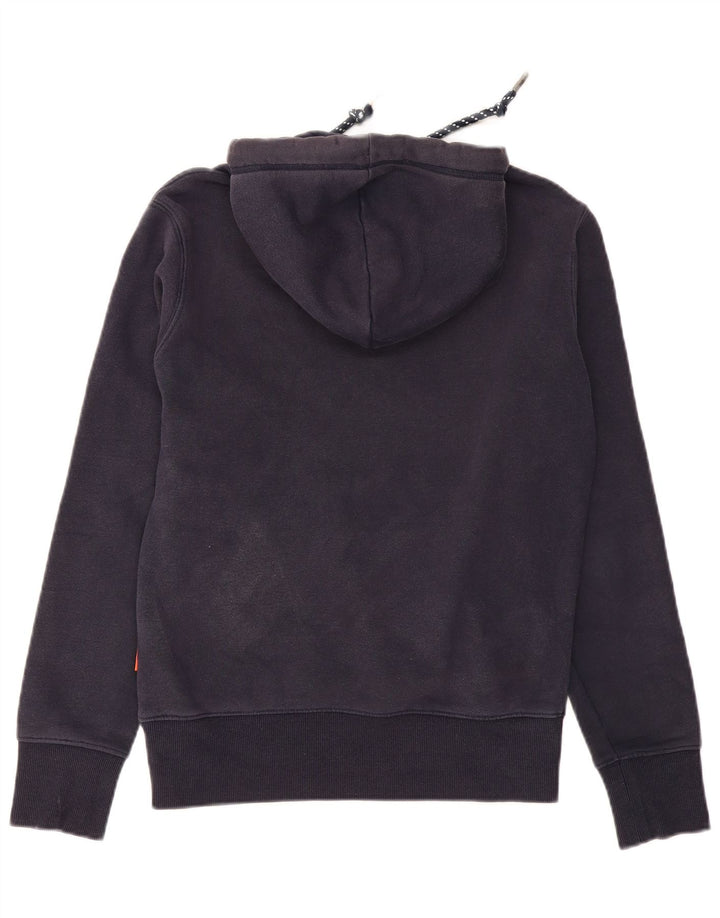 Мужской джемпер с капюшоном Superdry, средний темно-синий, хлопок