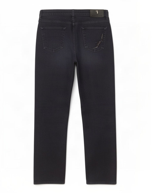 Женские прямые джинсы Trussardi W28 L30 темно-синие, хлопок