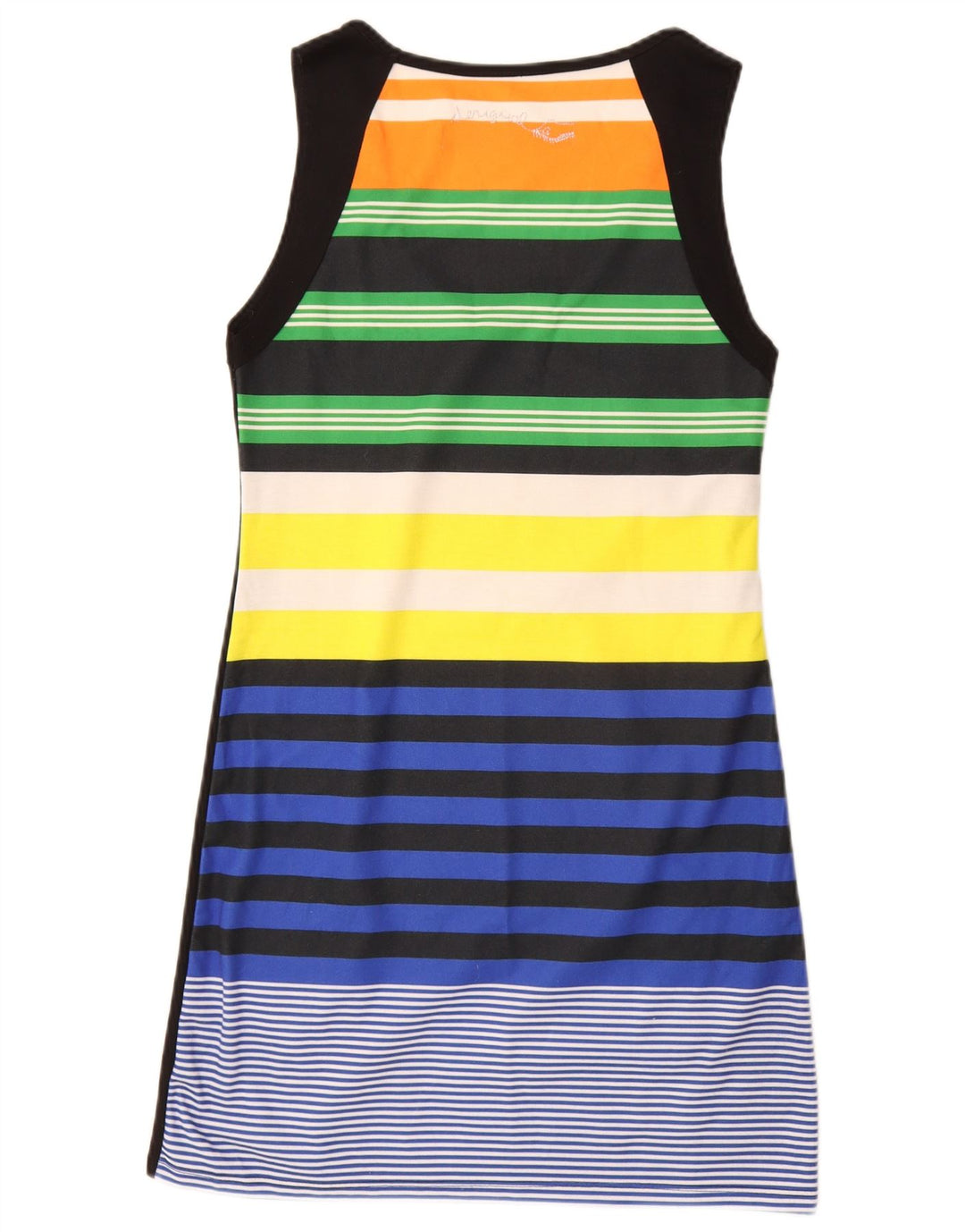 Женское платье-футболка с рисунком DESIGUAL UK 12, средний размер, разноцветная бабочка