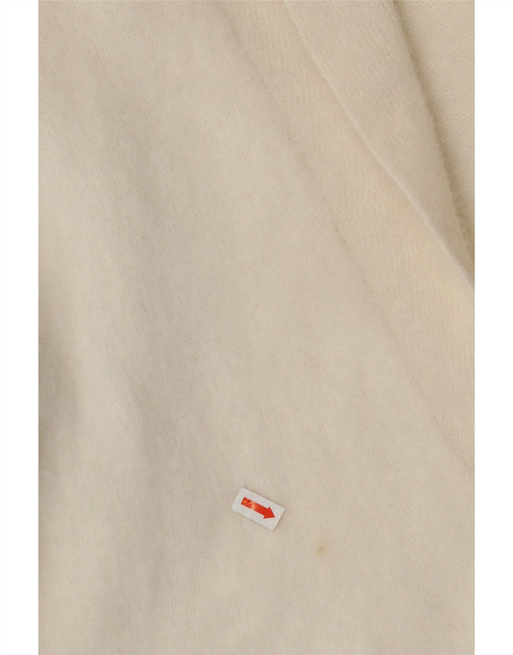 Женский джемпер-болеро Monsoon UK 16, большой цвет из белой ангоры