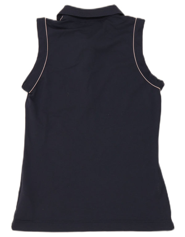 Женская рубашка-поло без рукавов Chervo IT 40 Small Navy Blue Полиамид Sports