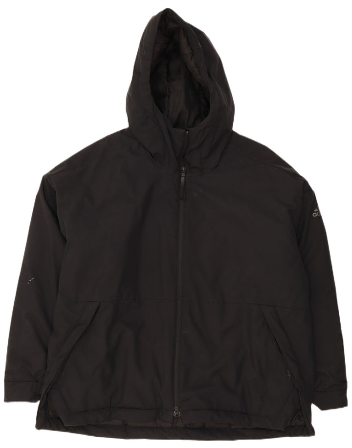 Мужская утепленная куртка Adidas UK 42 XL, черный полиэстер