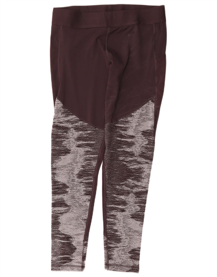 Женские леггинсы Adidas Aeroready UK 16/18, большой коричневый полиэстер