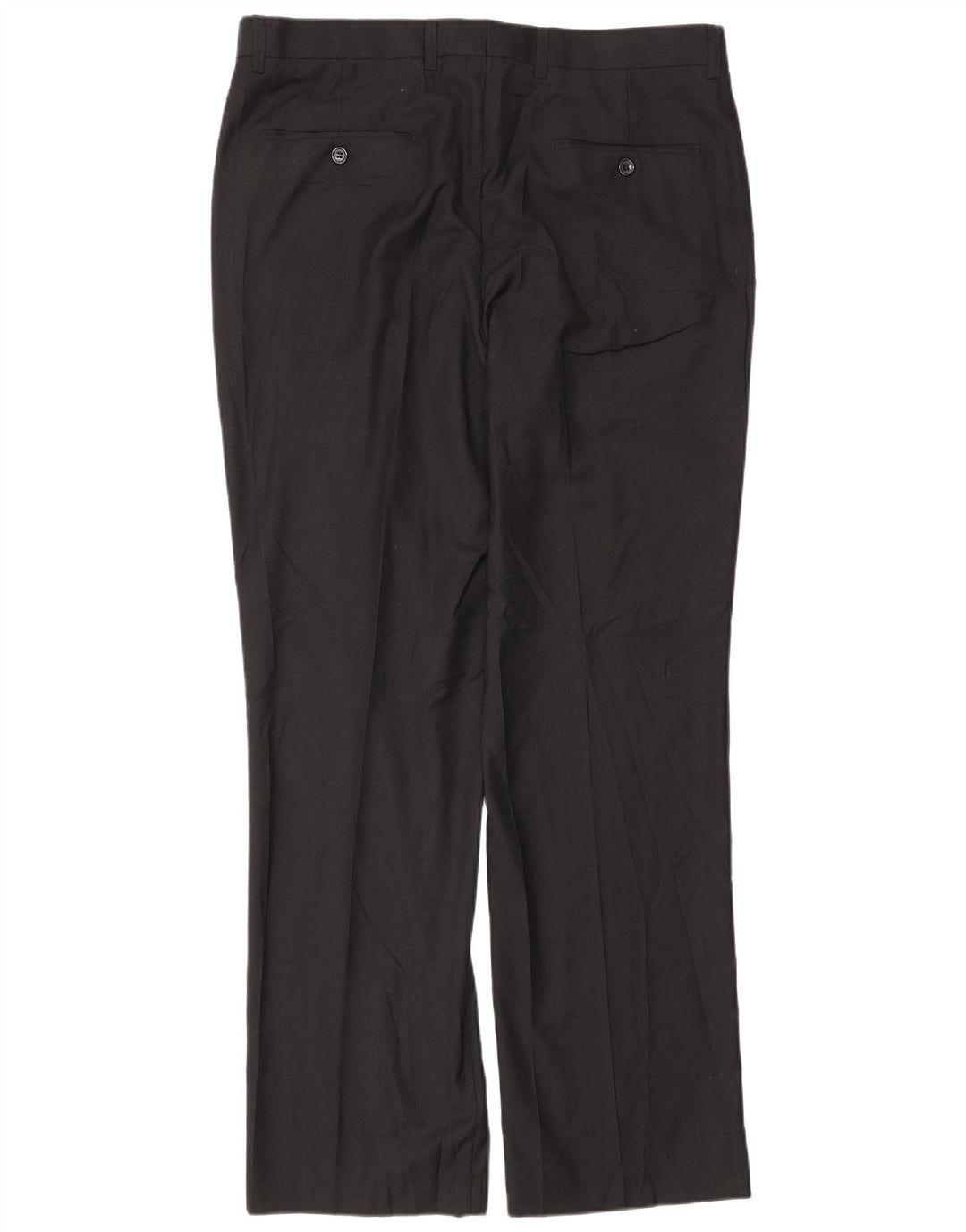 Мужские прямые брюки Pierre Cardin W36 L32, черный полиэстер