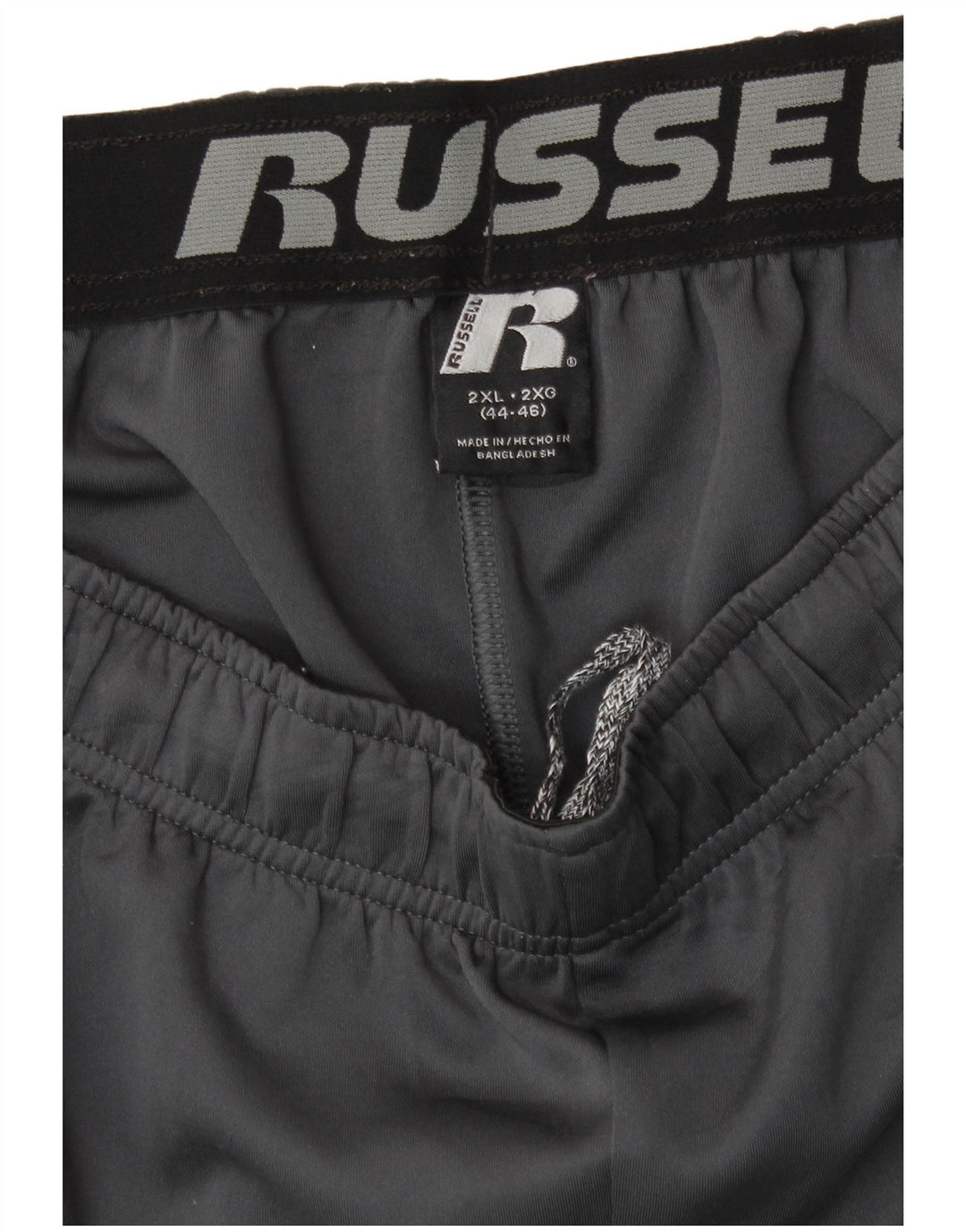 Мужские спортивные брюки Russell Athletic 2XL серые из полиэстера