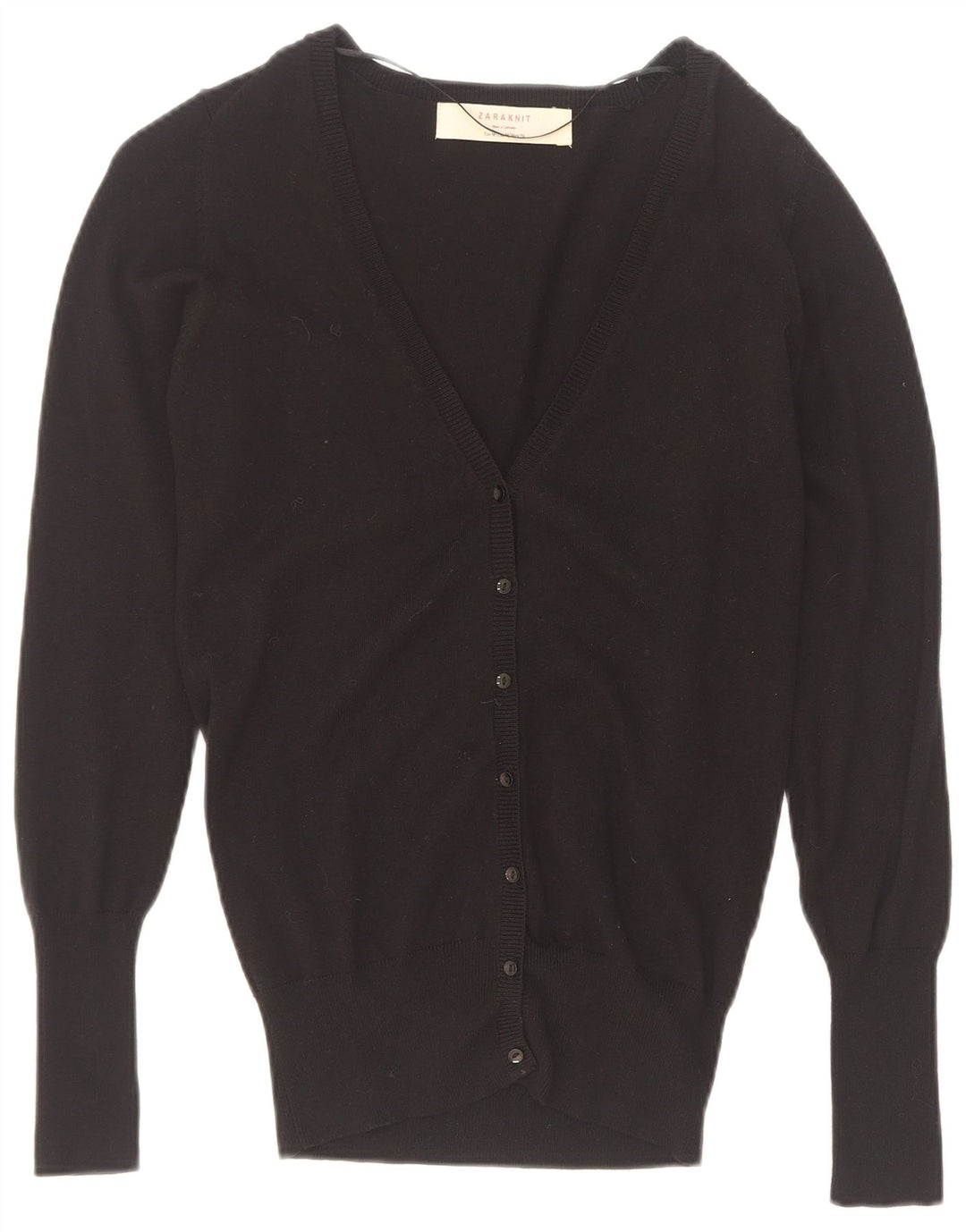 Женский кардиган Zara UK 12, средний черный