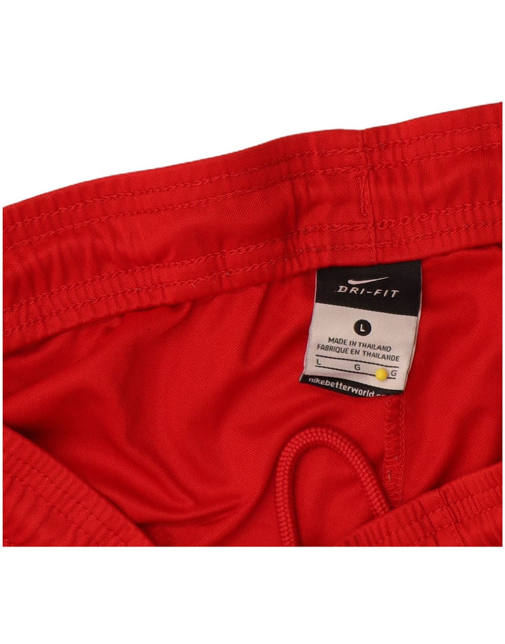 Мужские спортивные шорты Nike Dri Fit, большой красный полиэстер